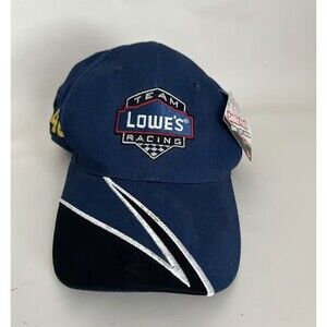 Jimmie Johnson 48 NASCAR Hat Lowes Racing Winners Circle Blue Adjustable NWT
